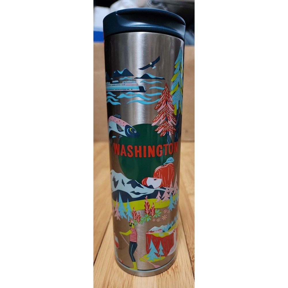 Starbucks Discovery Series Washington State Animals Stainless Steel Tumbler 16oz